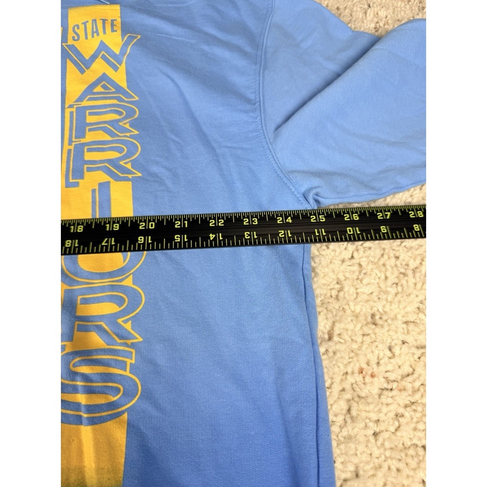 Golden State Warriors NBA Blue Graphic Pullover Hoodie Sweatshirt XXL - Picture 3 of 6